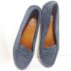 Aquatalia Sawyer Suede Loafers